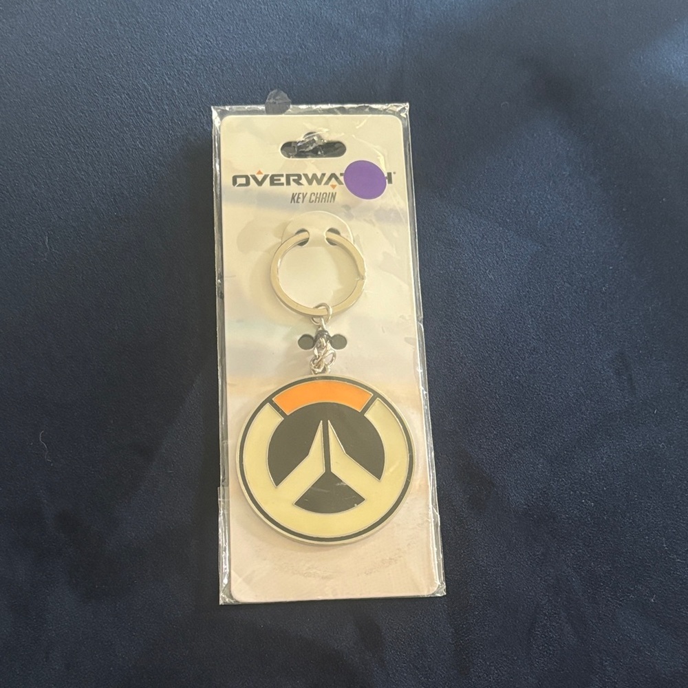 Key Chain - Black, Orange, and Cream